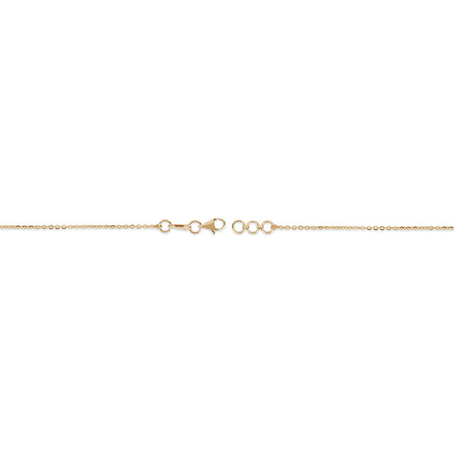 Tanishq 14KT Gold Pendant with Chain for Women 4