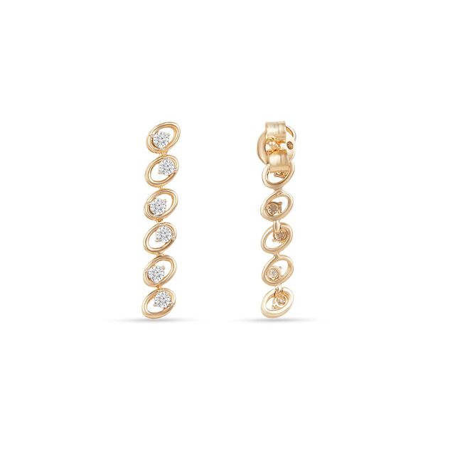 Tanishq Interlocking Oval Drop Earrings for Women 4