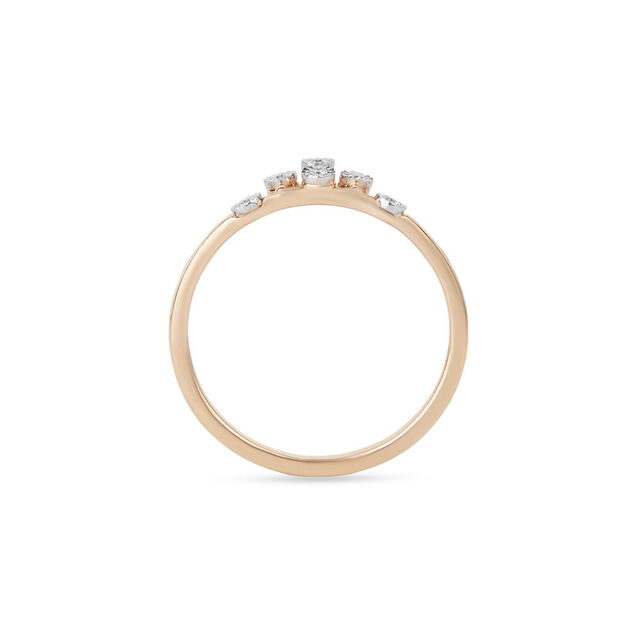 Tanishq Chevron Crown Tiara Ring for Women 4