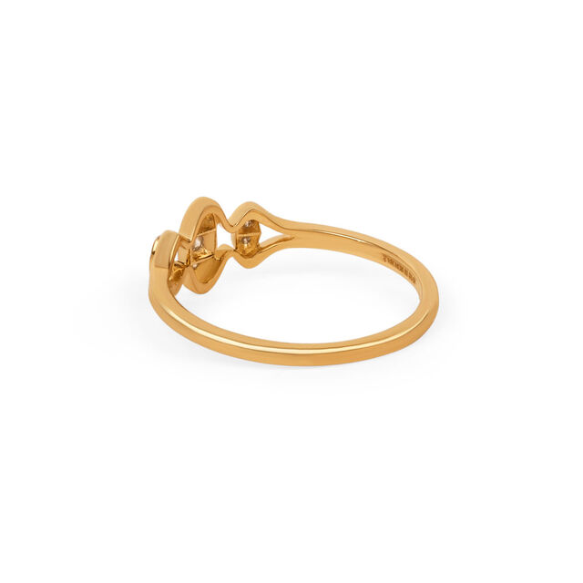 Tanishq 14KT Marquise Horizon Trio Ring for Women 4