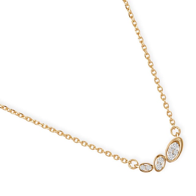 Tanishq 14KT River Pebble Diamond Necklace for Women 3