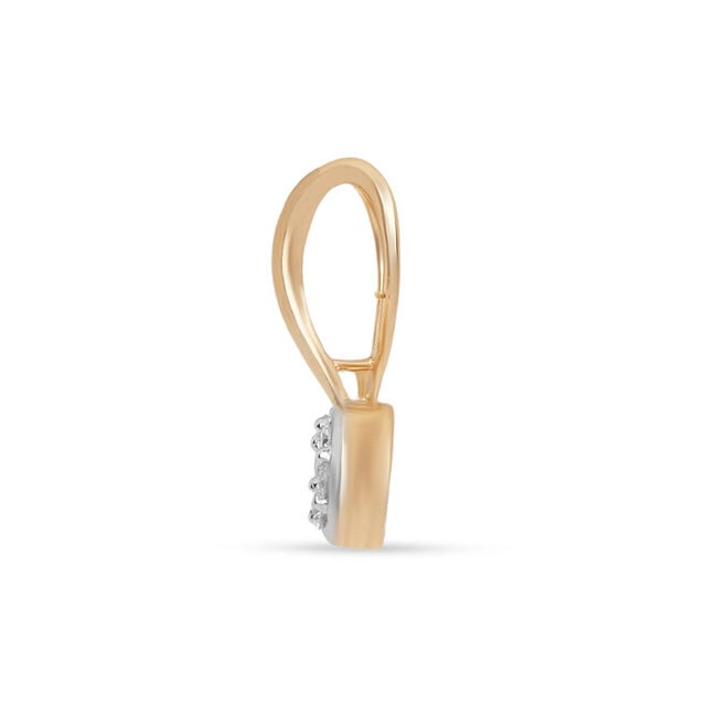 Tanishq Looping Ribbon Cluster Pendant for Women 4