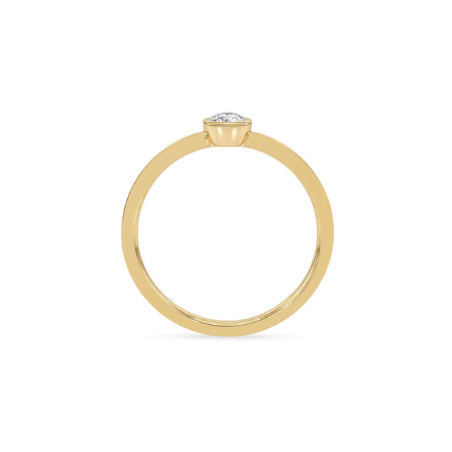 Tanishq 14KT Diamond Finger Ring 4