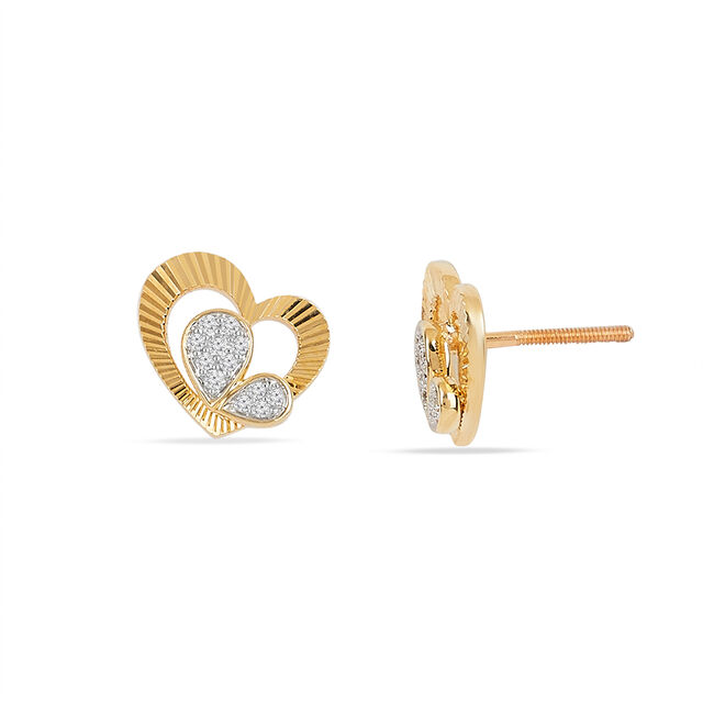 Tanishq 14KT Diamond  Earrings 3