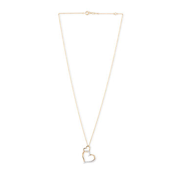 Tanishq 14KT Diamond Pendant with Chain for Women