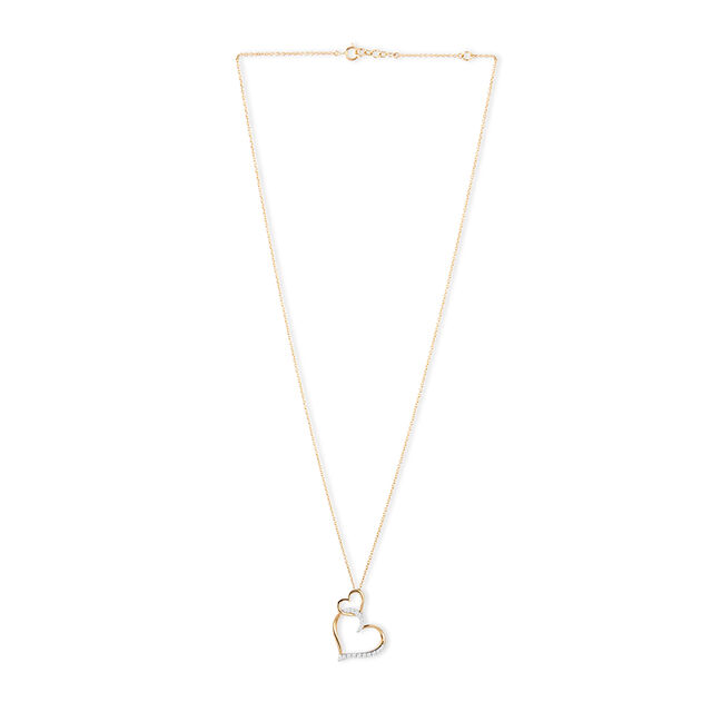 Tanishq 14KT Diamond Pendant with Chain for Women 