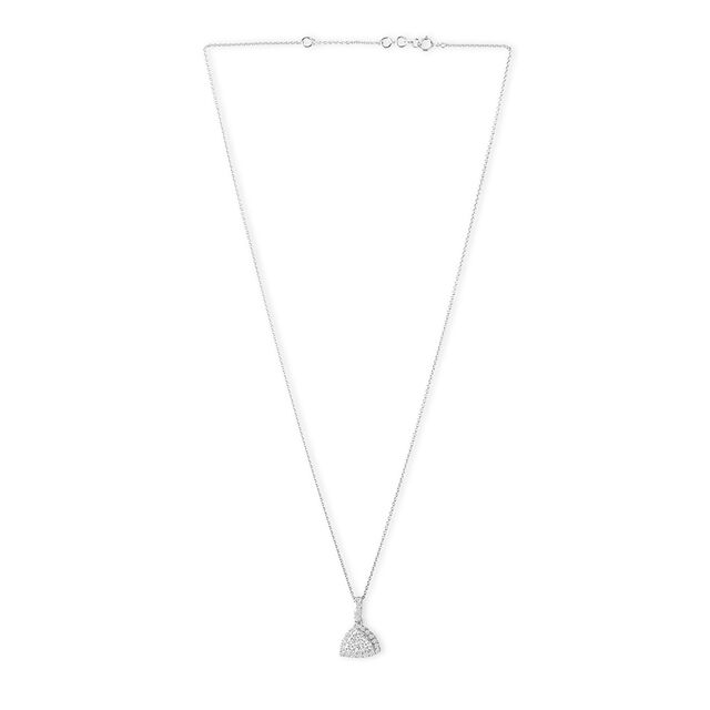 Tanishq 14KT Diamond Pendant with Chain for Women 