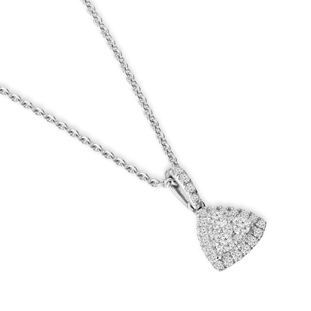 Tanishq 14KT Diamond Pendant with Chain for Women 4