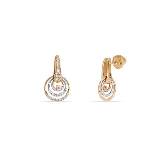 Tanishq 14KT Diamond Earrings for Women 2