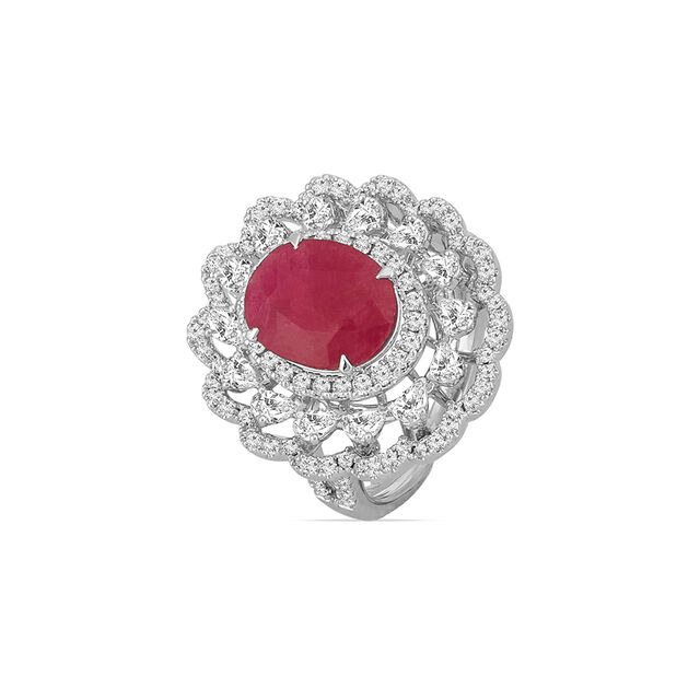 Tanishq 14KT Diamond Finger Ring for Women 2