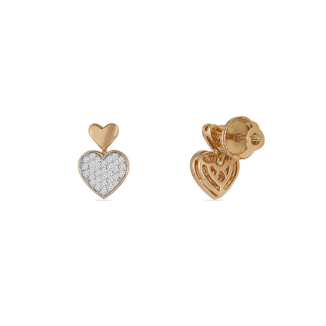 Tanishq 14KT Diamond Earrings for Women 5