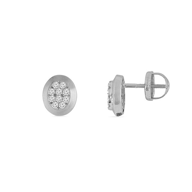 Tanishq 14KT Diamond Earrings for Women 3