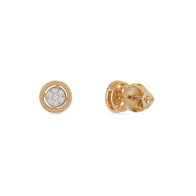 Tanishq 14KT Diamond Earrings for Women 5