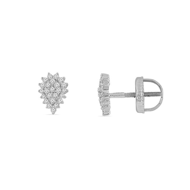 Tanishq 14KT Diamond Earrings for Women 3