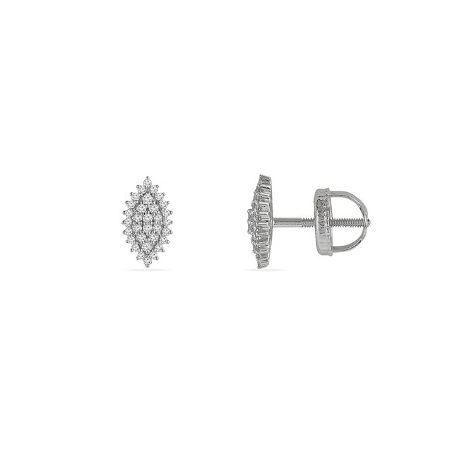 Tanishq 14KT Diamond Earrings for Women 4