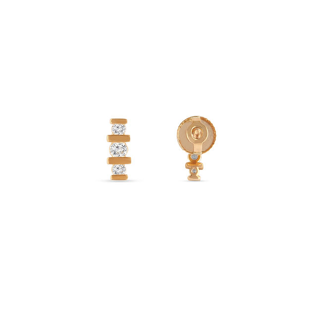 Tanishq 14KT Diamond  Earrings 3