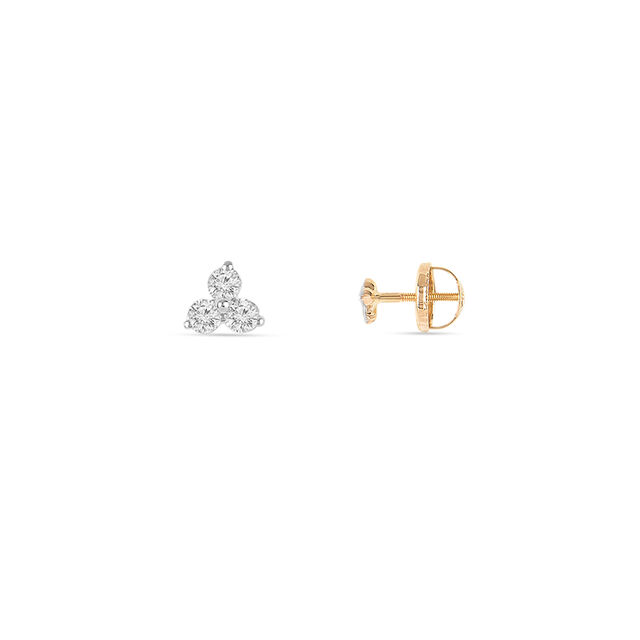 Tanishq 14KT Diamond Earrings for Women 5