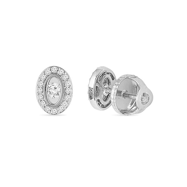Tanishq 14KT Diamond Earrings for Women 3