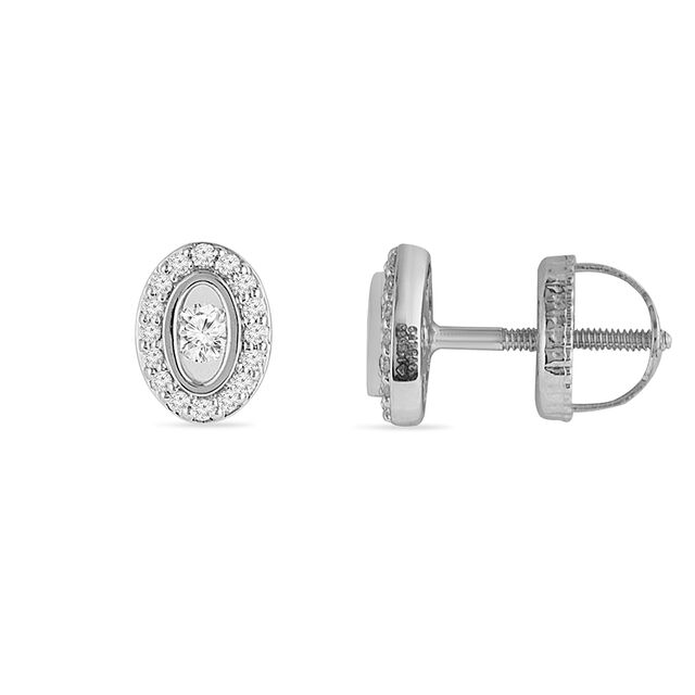 Tanishq 14KT Diamond Earrings for Women 4