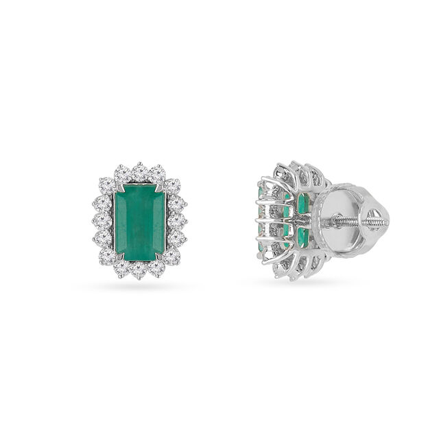 Tanishq 14KT Diamond Earrings for Women 3