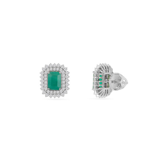 Tanishq 14KT Diamond Earrings for Women 3