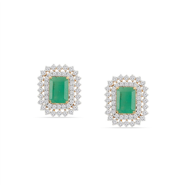 Tanishq 10KT Diamond Earrings for Women 