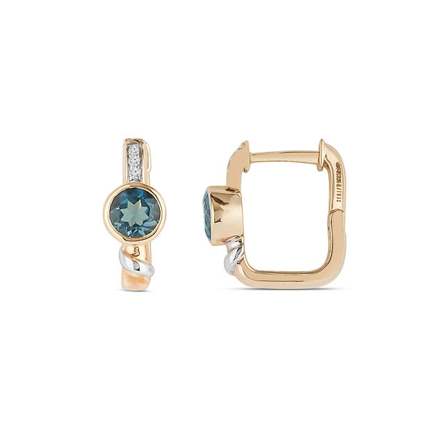 Tanishq 14KT Diamond Earrings for Women 5