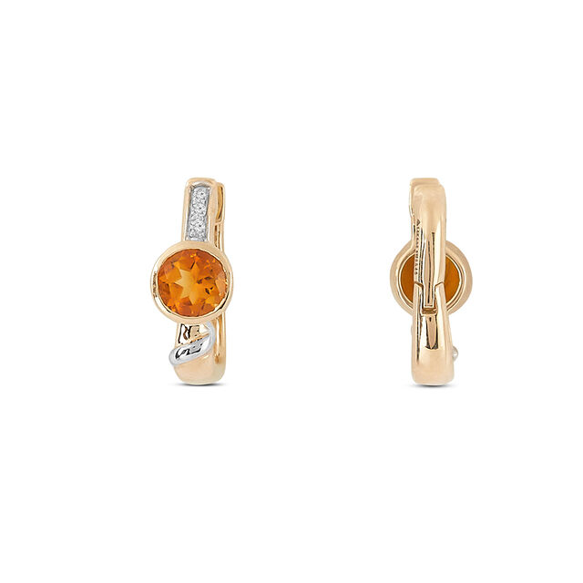 Tanishq 14KT Diamond Earrings for Women 3
