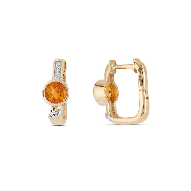 Tanishq 14KT Diamond Earrings for Women 4