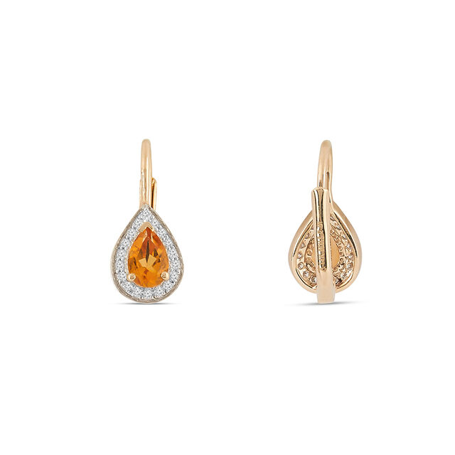 Tanishq 14KT Diamond Earrings for Women 3