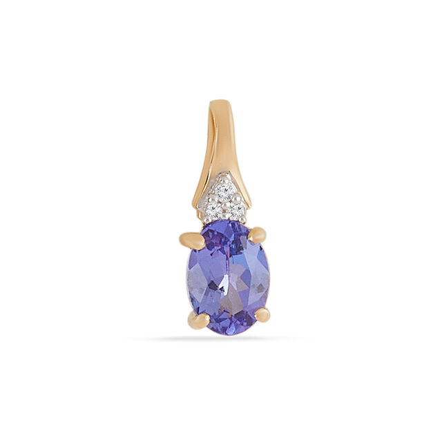 Tanishq 14KT Diamond Pendant for Women 