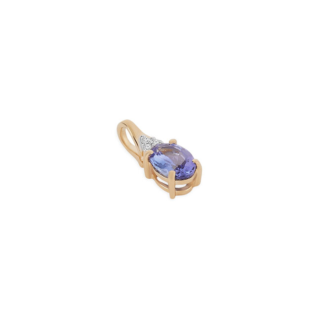Tanishq 14KT Diamond Pendant for Women 3