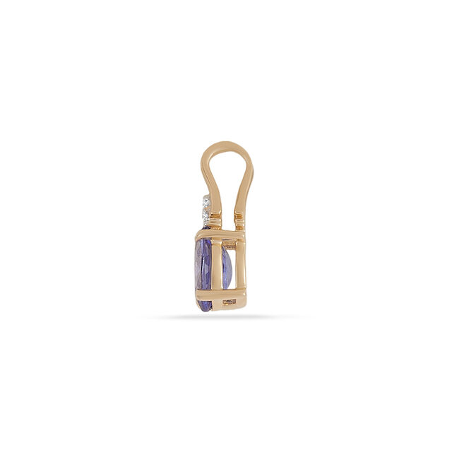Tanishq 14KT Diamond Pendant for Women 4