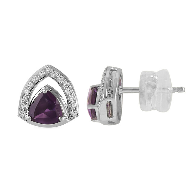 Tanishq 14KT Diamond Earrings for Women 3