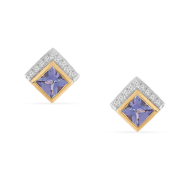 Tanishq 14KT Diamond Earrings for Women 