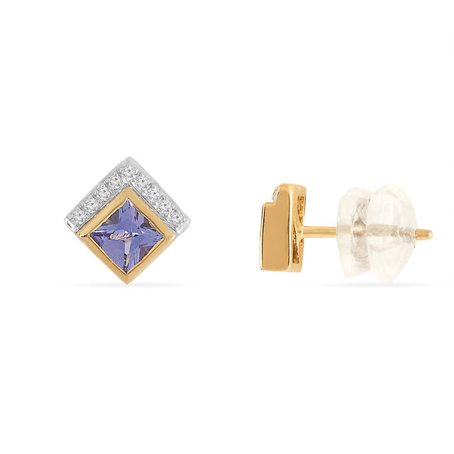 Tanishq 14KT Diamond Earrings for Women 4