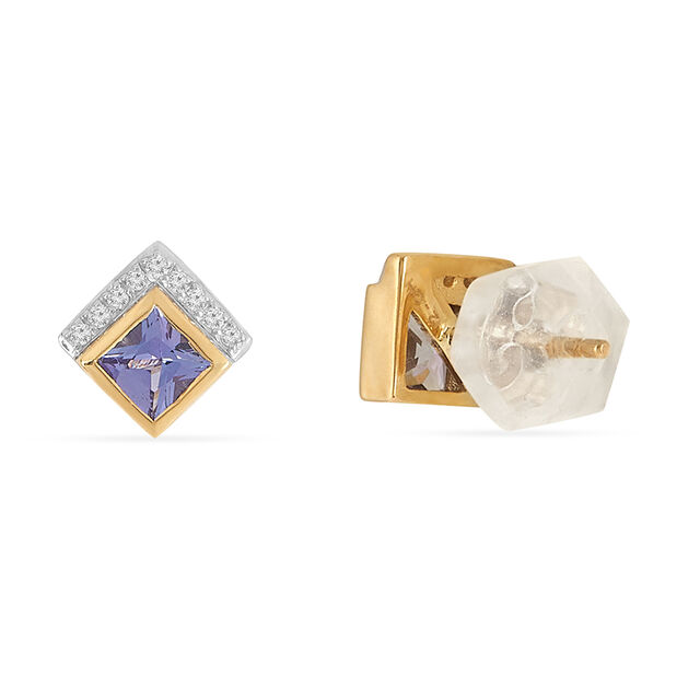 Tanishq 14KT Diamond Earrings for Women 5