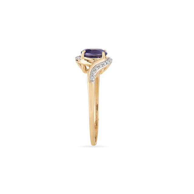 Tanishq 14KT Diamond Finger Ring for Women 3
