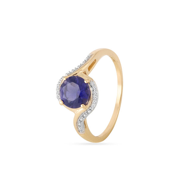 Tanishq 14KT Diamond Finger Ring for Women 4