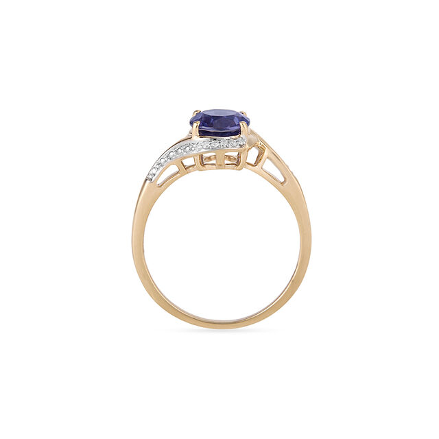 Tanishq 14KT Diamond Finger Ring for Women 5