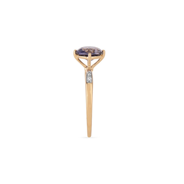 Tanishq 14KT Diamond Finger Ring for Women 3