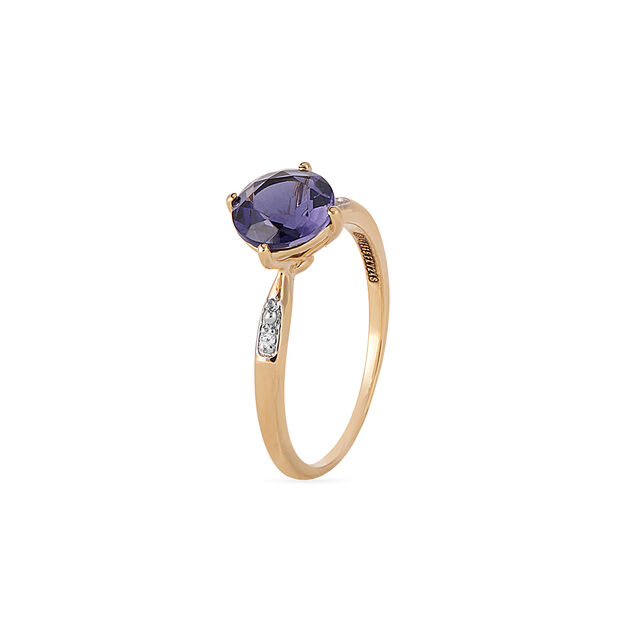 Tanishq 14KT Diamond Finger Ring for Women 4