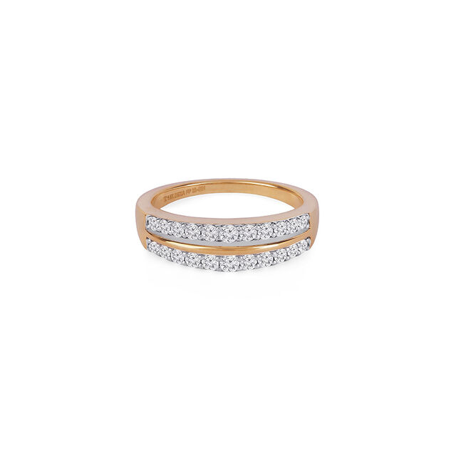 Tanishq 14KT Diamond Finger Ring for Women 