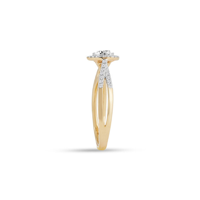 Tanishq 14KT Diamond Finger Ring for Women 3