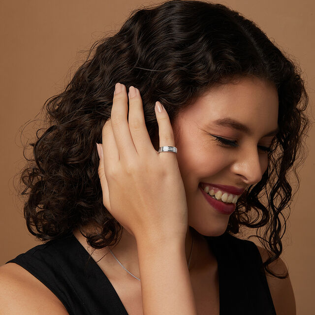 Tanishq 14KT Diamond Finger Ring for Women 2