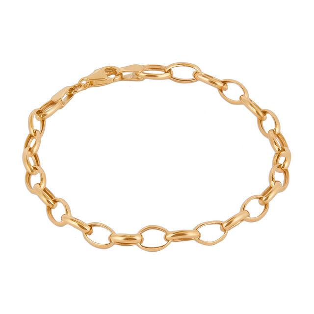 Tanishq Golden Petal Loop Bracelet for Women 