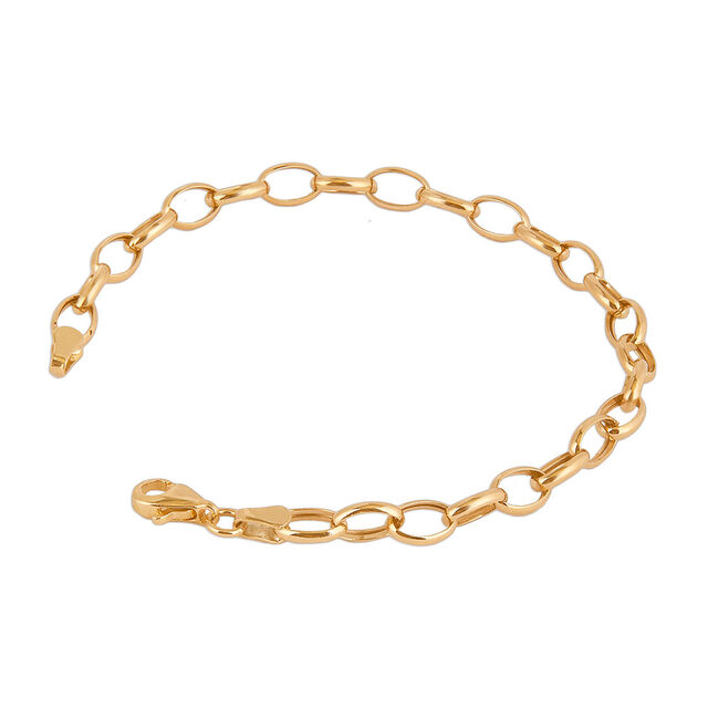 Tanishq Golden Petal Loop Bracelet for Women 2