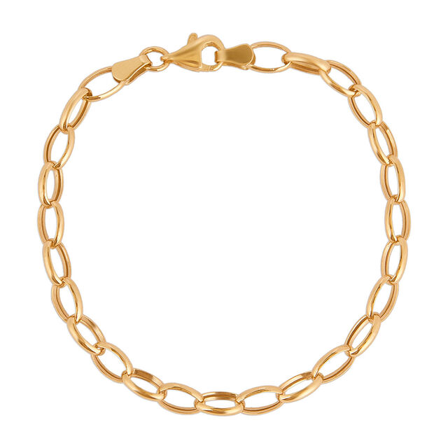 Tanishq Golden Petal Loop Bracelet for Women 3