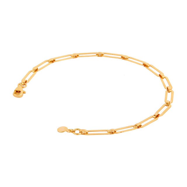 Tanishq Golden Ribbon Link Bracelet for Women 2