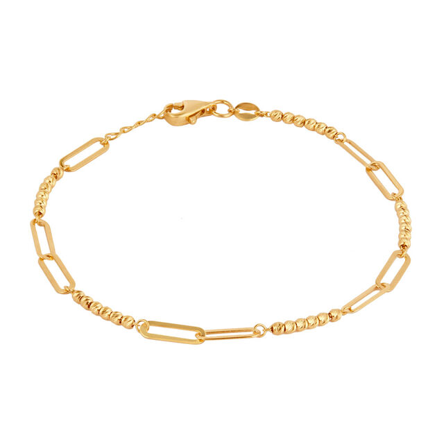 Tanishq Golden Springlink Bracelet for Women 